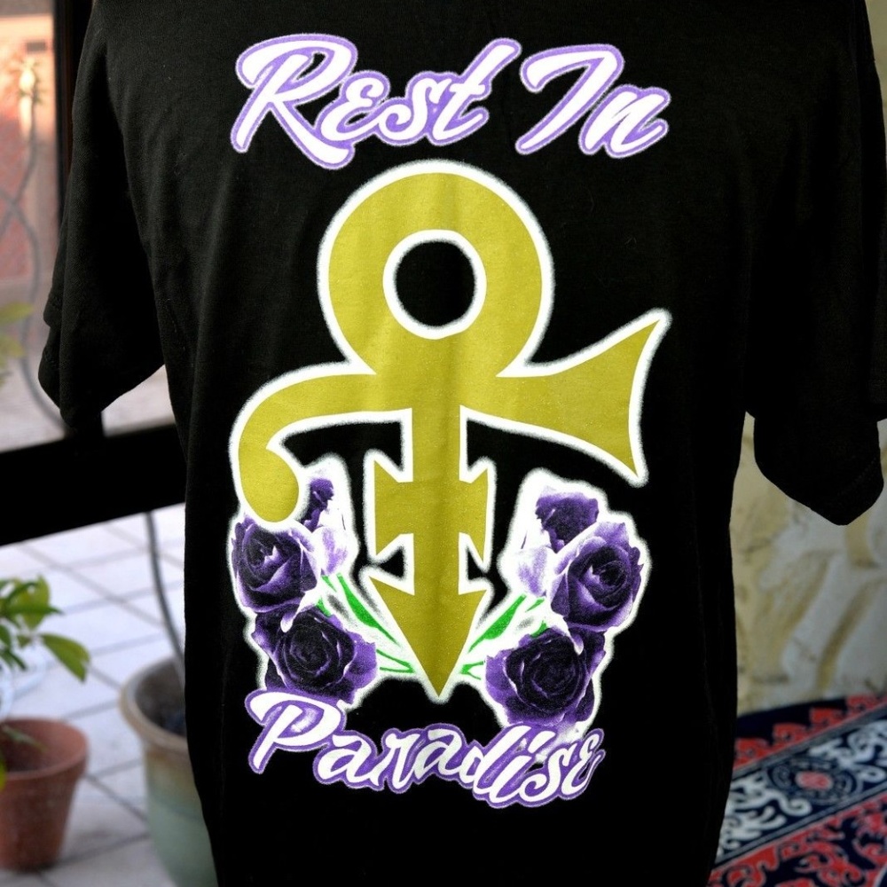 Prince In Loving Memory Tribute L RIP Purple Rain - Picture 3 of 3